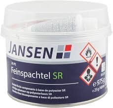 Jansen 2K-PE-Feinspachtel SR 250g weiss incl. Härter (weiss)